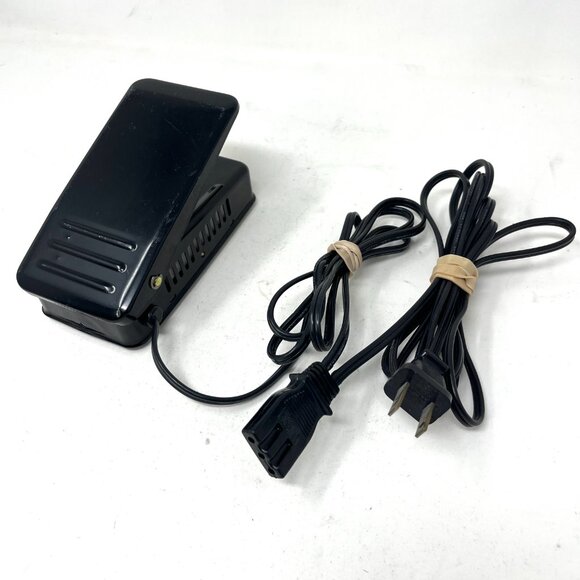 Matsushita 3C-135B 3 Pin Black Metal Sewing Machine Foot Speed Control Pedal - Picture 2 of 5